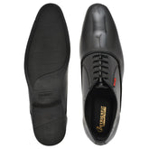 Ostrichfit men's lace-up shoes in Leather Black OF-6501 BLK Article no.: 09